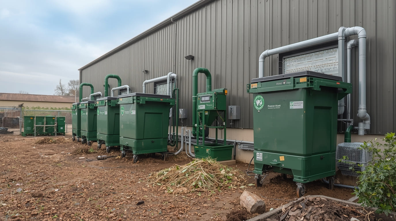 Commercial composting solutions by Bloxaushapan