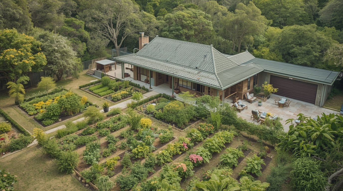 Edible garden design by Bloxaushapan